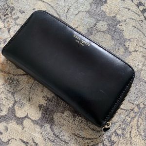 Kate Spade wrap zipper wallet